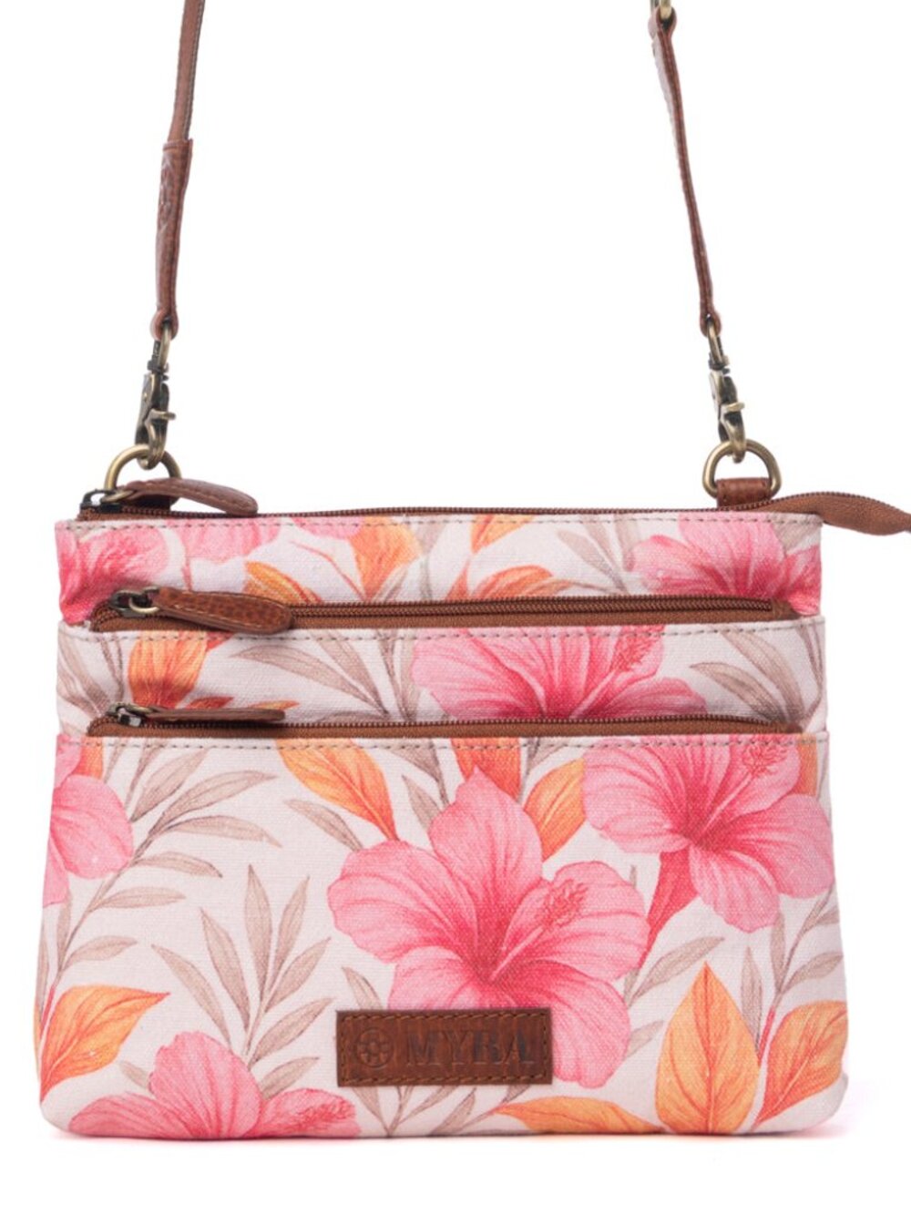 Myra Meadow Maple Ridge Crossbody Bag in Rose Petal